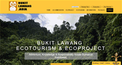 Desktop Screenshot of bukitlawang.asia