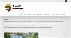 Desktop Screenshot of bukitlawang.com